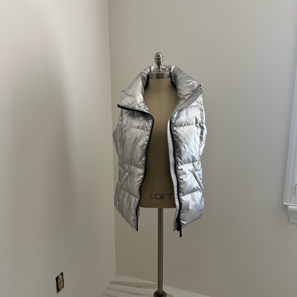 S 13/NYC Metallic Puffer Vest